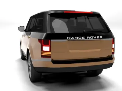 LAND ROVER RANGE LOWPOLY Low-poly 3D model