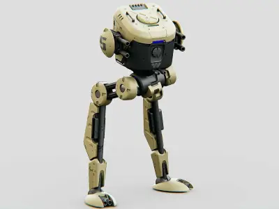 M-200 WALKER Rigged for Unreal Engine - Unity - MIXAMO  3D model