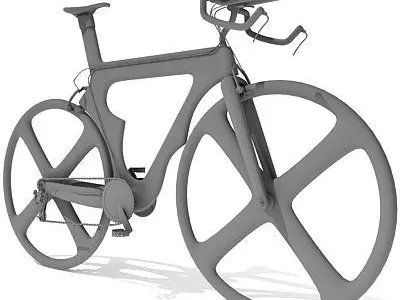 Detailed not textured Bike UT 5 3D model