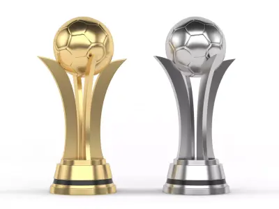 Cups Trophy 3D model 3
