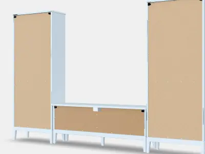 IDANAS TV storage combination 3D model