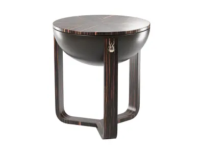 Ethnic Drum Concept Side Table 3D model