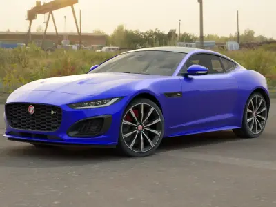 Jaguar F-Type Luxury Sports car 3D model