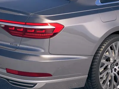 Audi A8L 2018 3D model