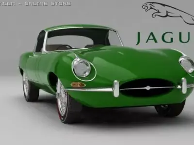Jaguar Etype 3D model
