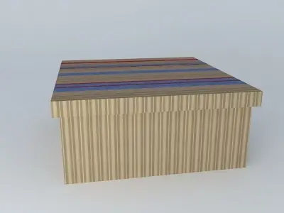 decorative box caixa decorativa Free 3D model