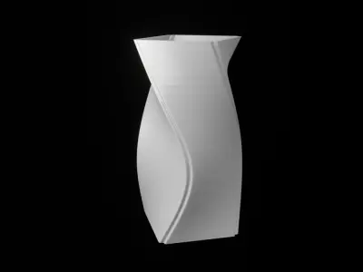 Flower Vase 3D printable model Decoration House Obj Stl 3D print model