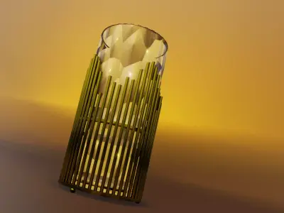 LUXURY MODERN VASE 3D model