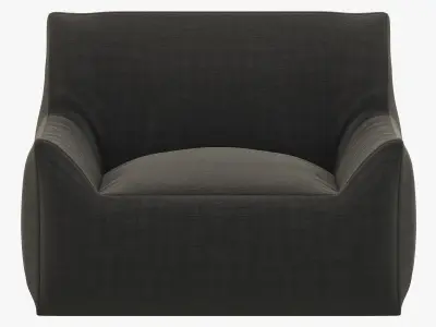 RH Teen Berlin Lounge Canvas Chair 3D model