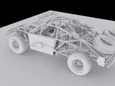 Trophy Truck 3D model