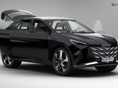 Generic Future EV SUV 3D model