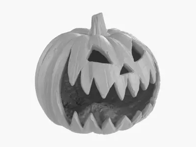 Pumpkin Head 02 3D model