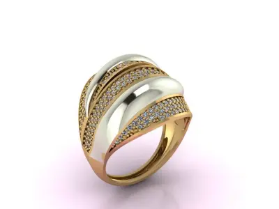 Women Ring 3D print model 18