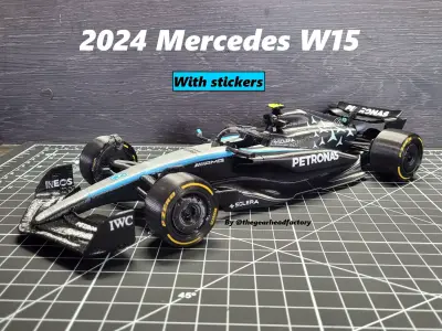 2024 MERCEDES W15 - THE LAST OF HAMILTONs MERCEDES 3D print model