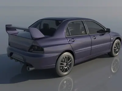 Mitsubishi Lancer Evolution 8 3D print model