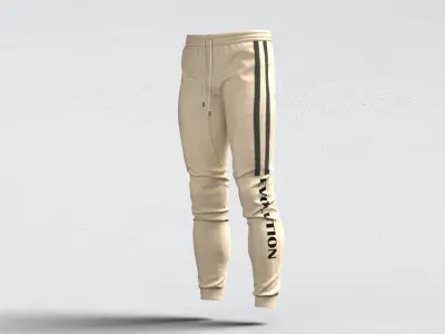 Mens sport pants 3D model