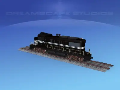 Diesel Locomotive V06 3D model