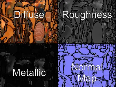 Classic Leather Boot model pack Low-poly 3D model