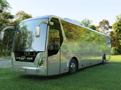 Hyundai Universe Xpress Noble Bus 2007 3D model