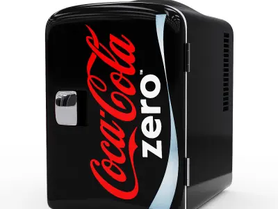 Mini Fridge Coca cola 3D model