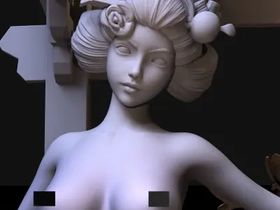 Maiko - Geisha 3D print model