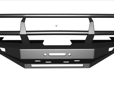 Bumper Front PROLINE for Toyota Land Cruiser S80 3D model