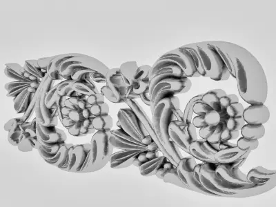 Decor ornament 3D model 01 3D model