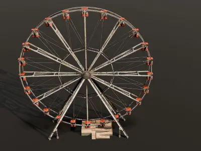 Ferris wheel 3D model