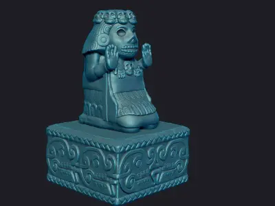 Cihuateteo - Aztec Deity 3D print model