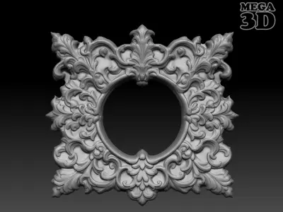 Bas relief Frame 240506 14 3D print model