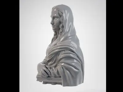 Monalisa bust 3D model