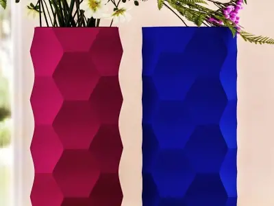 Hexa Vase  3D print model