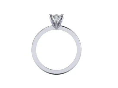 Solitaire Diamond Fashion Ring R5 3D print model buy