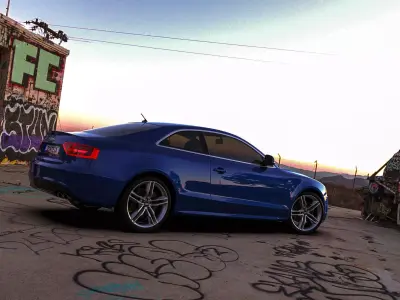 Audi Rs5 3D Model 3D model