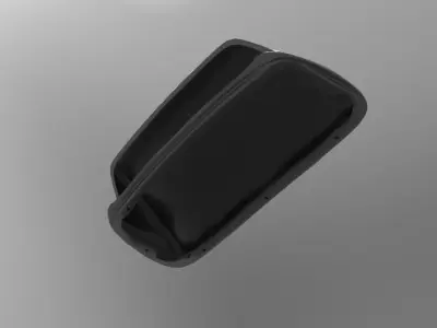 SUBARU IMPREZA AIR INTAKE FRONT HOOD 3D model