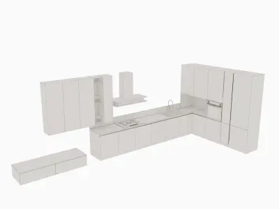 Kitchen Cucine Stosa Infinity Diagonal D3 3D model