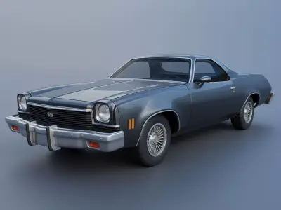 Chevrolet El Camino 1973 3D print model