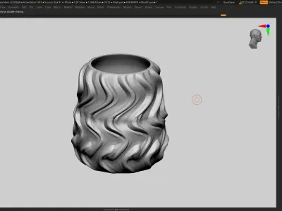 vase 3d print 482 3D print model