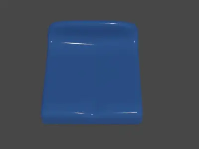 Stadium Seat 2 3D model