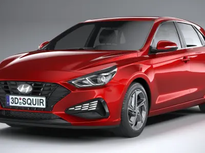 Hyundai i30 Hatchback 2021 3D model