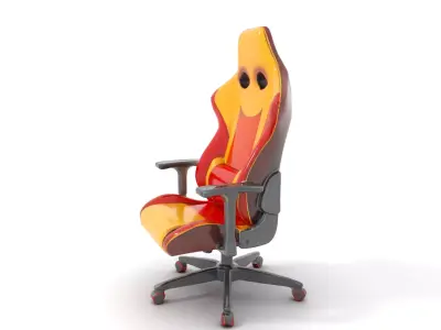 Vivid Racing Chair model pack Low-poly 3D model