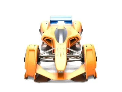 McLaren MP4X 3D model