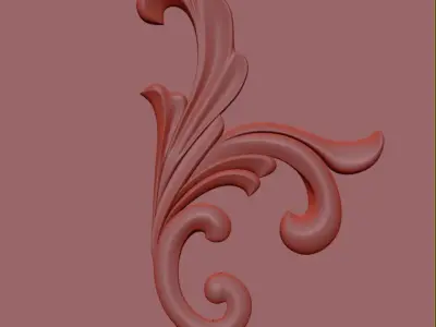 Trim Ornament 1 3D model 3D model