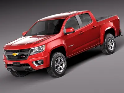 Chevrolet Colorado Double Cab 2015 3D model