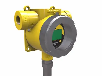 Honeywell Sensepoint XCD RFD Transmitter Low Poly  Low-poly 3D model