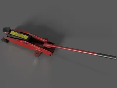 car jack lift Low-poly 3D model