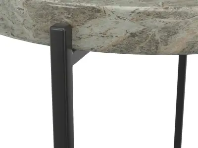 Cirque Accent Table Sand 3D model