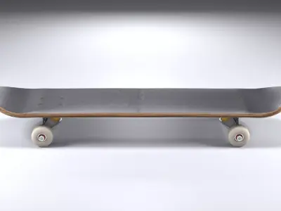 Skateboard on wheels 3D model
