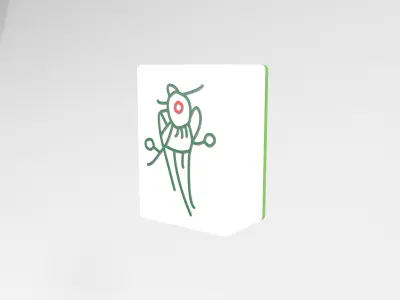 Mahjong V1 Pack 04 Low-poly 3D model