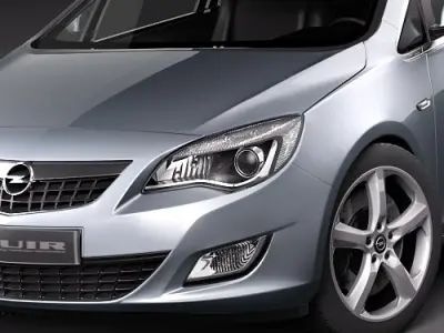 Opel Astra IV 5door 3D model